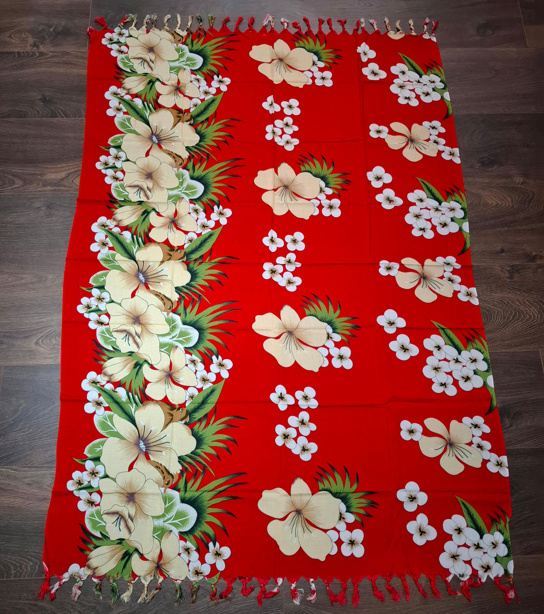 Effen kleur doeken met Bloemen print div. kleuren