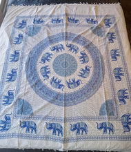 Afbeelding in Gallery-weergave laden, Olifant blauw met franje
