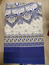 Afbeelding in Gallery-weergave laden, Mandala Ibiza doek blauw/grijs/wit sale
