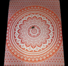 Afbeelding in Gallery-weergave laden, Mandala oranje met wit
