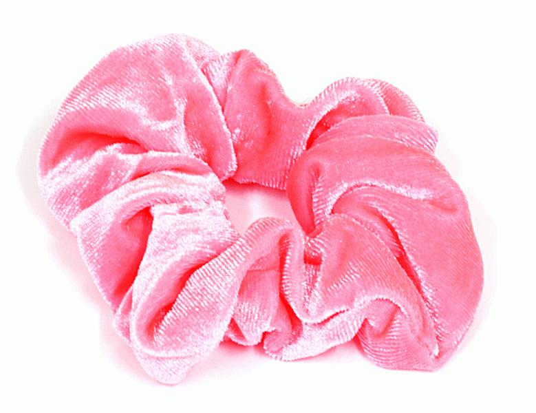 Scrunchie velvet pink